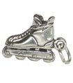 Roller blade sterling silver berlock .925 x 1 Rollerblading berlocker