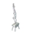 Male Gymnast sterling silver charm - pendant .925 x 1 charms Gymnastics