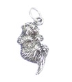 Otter Sterling Silber 2D Charm .925 x 1 Otters Animals Charms