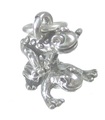 Leap Frog charm i sterling silver .925 x 1 Frogs Hoppande julcharms