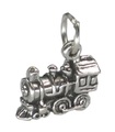 Train SMALL sterling silver charm .925 x 1 Trains and Engines charms