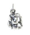 Rucksack Rucksack Sterling Silber Charm .925 x 1 Camping und Wandern