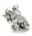 Bernhardiner Hund Sterling Silber Charm .925 x 1 Bernhardiner Hunde