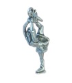 Ice Skater charm i sterling silver .925 x 1 Skridskor