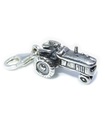 Breloque tracteur en argent sterling .925 x 1 Tracteurs charms farms