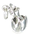 Bird Chick in an Egg sterling silver charm .925 x1 Easter eggs charms