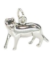 Breloque chat en argent sterling .925 x 1 Chats chats breloques