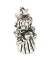 Praying Girl charm i sterling silver .925 x 1 Prayers Holy Girls