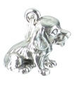 Charm para perro beagle en plata de ley .925 x 1 Charms para perros Beagles