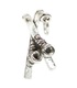 Skis with boots sterling silver charm .925 x 1 Ski Skiing charms