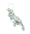 Charm in argento sterling uccello cardinale .925 x 1 Charms uccelli cardinali