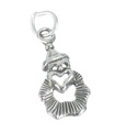 Charm pequeño payaso de plata de ley .925 x 1 Charms payasos