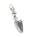 Gardening Hand Trowel sterling silver charm .925 x 1 Gardeners charms