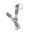 Garden Shears sterling silver charm .925 x 1 Gardening tools charms