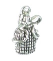 Breloque cantine en argent sterling .925 x 1 Breloques bouteille d'eau