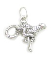 Cheetah sterling silver charm .925 x 1 Big Cat Cheetahs Cheeta charmar