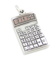 Calculator sterling silver charm .925 Calculators Office Maths charms