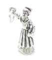 Krankenschwester Old Style Sterling Silber Charm .925 x 1 Florence Nightingale