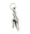 Banan sterling silver charm .925 x 1 Skalade bananer frukt charm