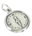 Compass sterlng silver charm .925 x1 Map Reading Lost Navigation charms