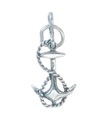 Anker Sterling Silber Charm-Anhänger .925 x 1 Anker Bootsanhänger