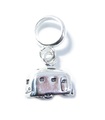 Ciondolo con perline in argento sterling Camper per caravan .925 x 1 Ciondoli per roulotte