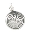 IItoi IIthi homme dans le charme de labyrinthe en argent sterling .925 x 1 choix de décision