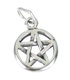 Pentacle Sterling Silber Charm .925 x 1 Pentagramm Pentagram Charms