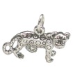 Cheetah sterling silver charm .925 x 1 Big Cat Cheetahs Cheeta charmar