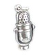 Microphone sterling silver charm .925 x 1 Microphones charms