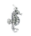 Seahorse sterling silver charm .925 x 1 Seahorses Sea Horse charm