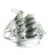 Pirate Ship sterling silver charm .925 x 1 Galleon Pirates Ships charms