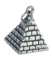 Charm pyramide en argent sterling .925 x 1 breloques pyramides égyptiennes