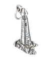 Charm av fyr i sterling silver .925 x1 Light House fyrar charm