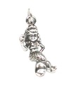 Charm de plata de ley con sirena .925 x 1 Charms de sirena