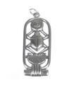 Scarab large sterling silver charm pendant .925 x 1 Scarabs Pendants