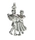 Dancing couple sterling silver charm .925 x 1 Dancers charm