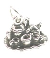 Tea Set charm i sterling silver .925 x 1 Vilken tid tar du Tea