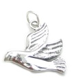 Charm colomba in argento sterling .925 x 1 Colombe Bird Birds Peace charms