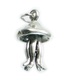 Jellyfish sterling silver charm .925 x 1 Jelly Fish sea charms