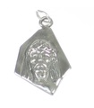 Charm de plata de ley de Jesús .925 x 1 encantos de Cristo Señor Santo