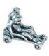 Go Kart großer Sterling Silber Charm .925 x 1 Karting Gokart Charms