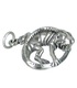 Iguana Bearded Dragon sterling silver charm 3D .925 x 1 Lizards charms