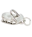 Sledge Toboggan Sterling Silber Charm .925 x 1 Snow and Sledges Charms