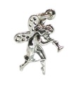 Fee mit Trompete Sterling Silber Charm .925 x 1 Fairys Charms