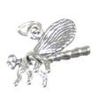 Dragonfly sterling silver charm .925 x 1 Dragon Fly Dragonflies charm