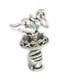 Olympische Fackel Sterling Silber Charm .925 x 1 Olympische Fackel Charms