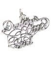 Daddys Little Girl charm i sterling silver .925 Father Love berlocker