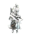 Tooth Fairy charm i sterling silver .925 x 1 Toothfairy Fairies berlocker