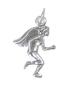 Runner Angel charm i sterling silver .925 x 1 Running Angels berlocker